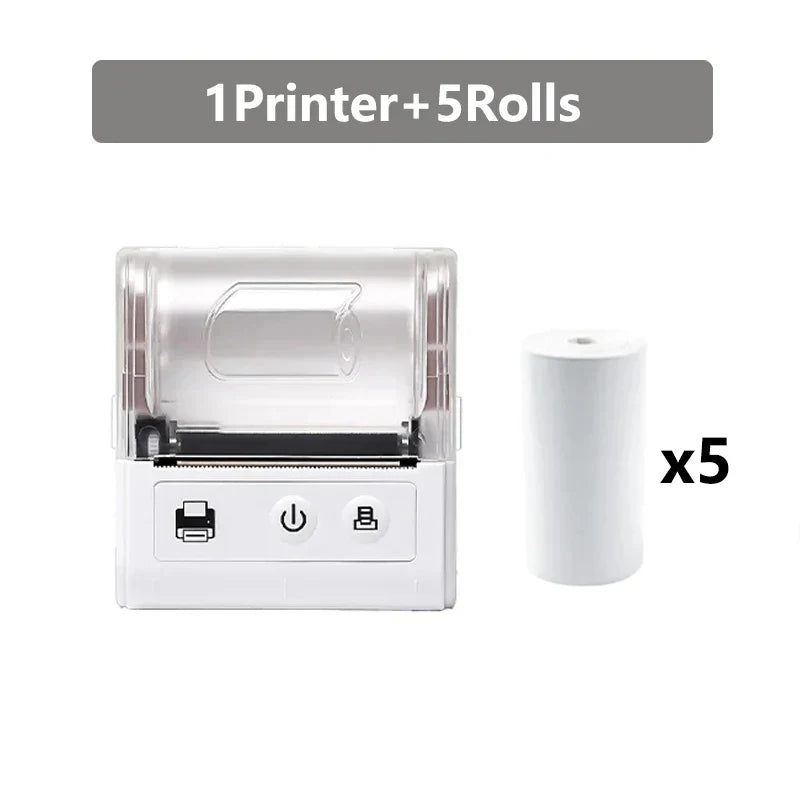 58MM Mini Pocket Thermal Receipt Printer Mobile Portable Ticket Bill Wireless Bluetooth USB Thermal POS Printer PC Android IOS
